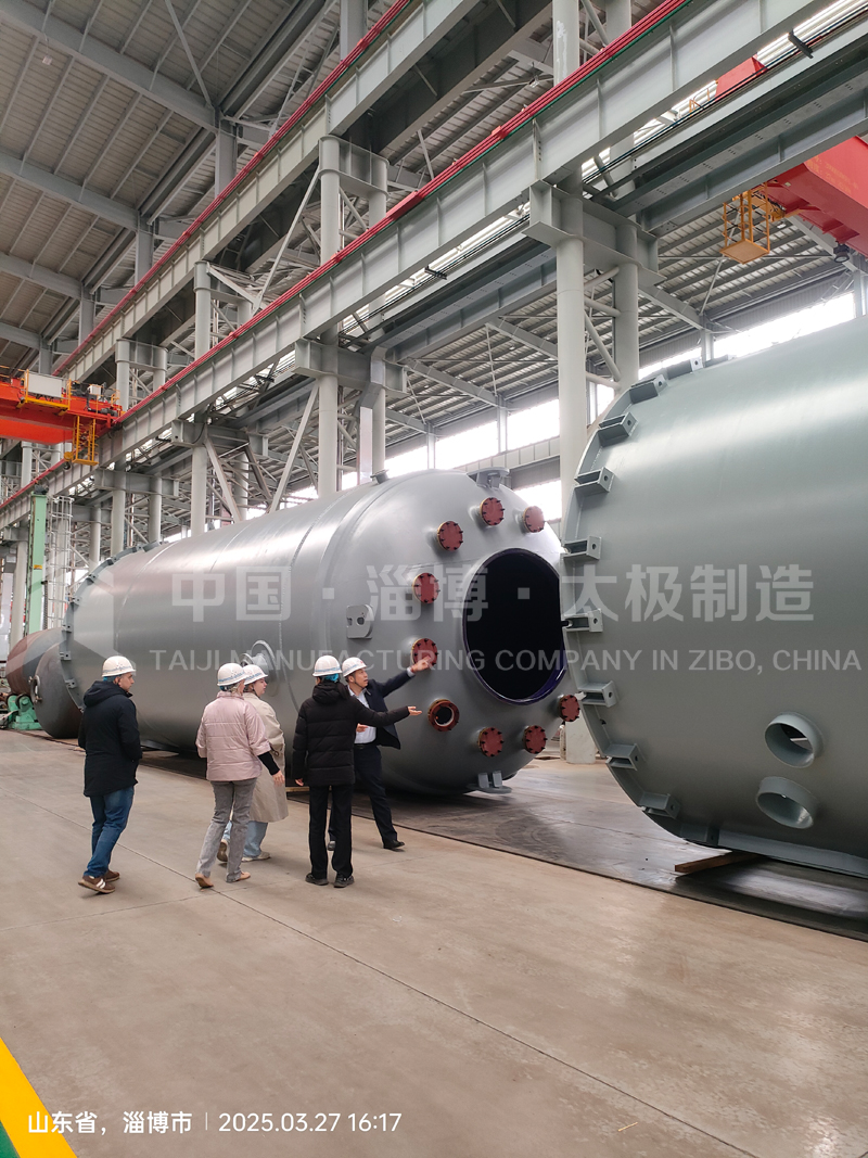 太極搪玻璃設(shè)備高分通過國外客戶嚴苛檢驗