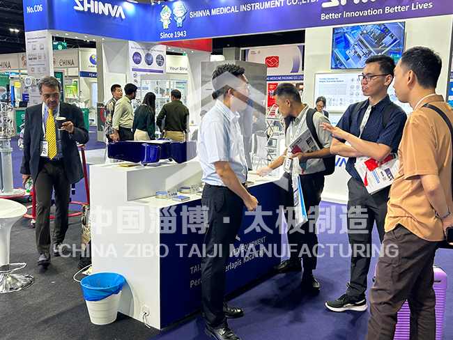 太極搪玻璃設(shè)備閃耀2025世界制藥原料東南亞展覽會(huì)